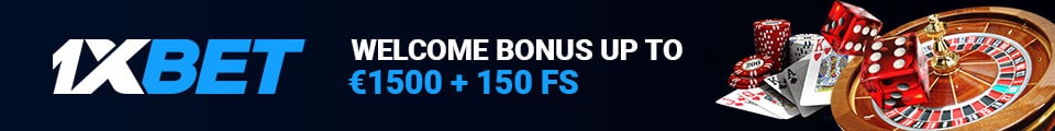 1xBet bonus account